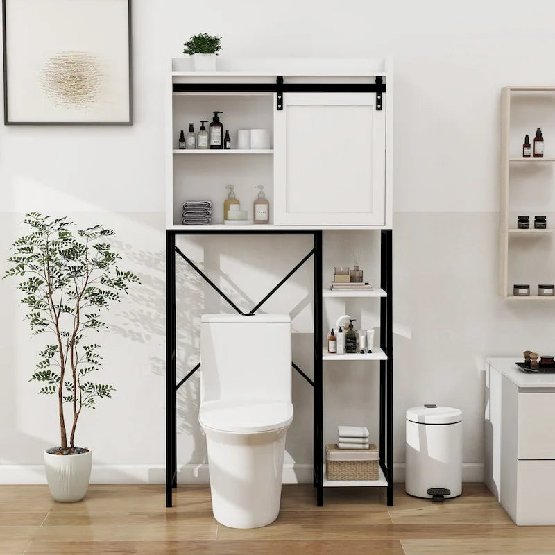Above the Toilet Storage Cabinet with Bathroom Shelf