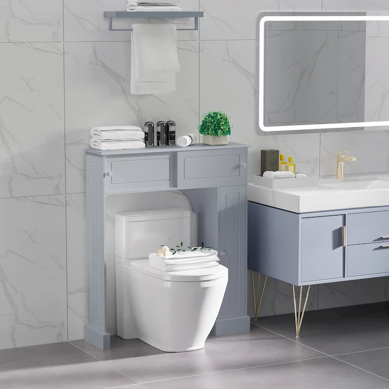Over the Toilet Storage Cabinet with Adjustable Shelves