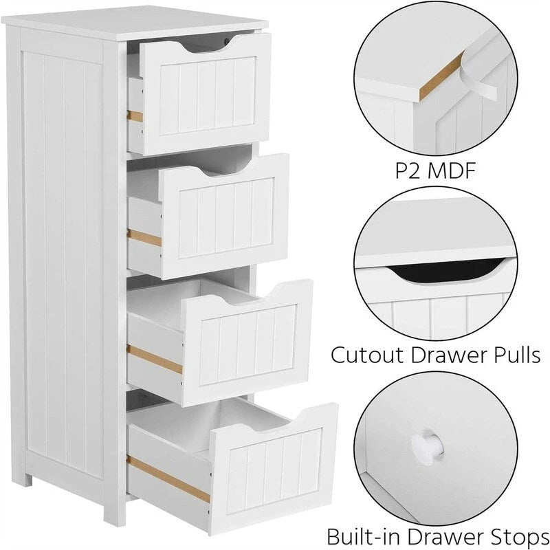 Bathroom Storage Cabinet with Drawers