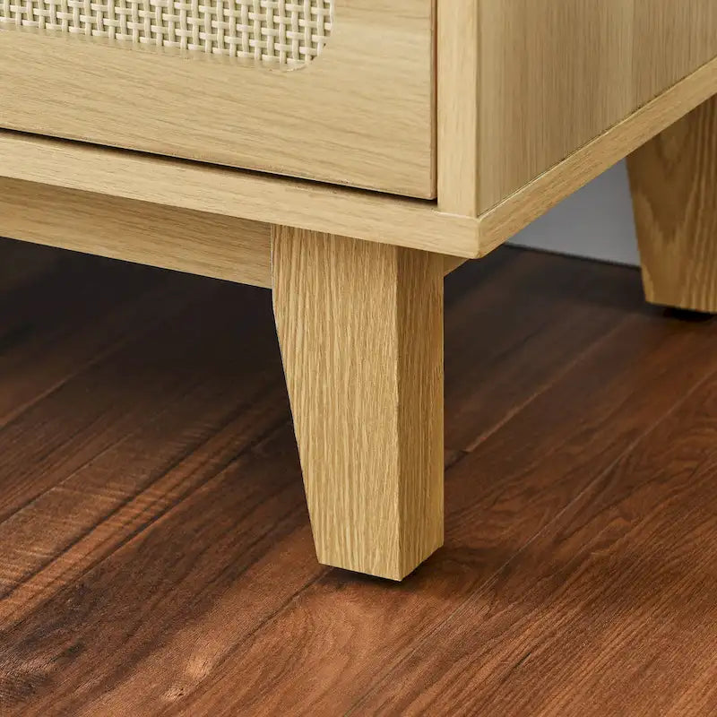6-Drawer Rattan Storage Cabinet